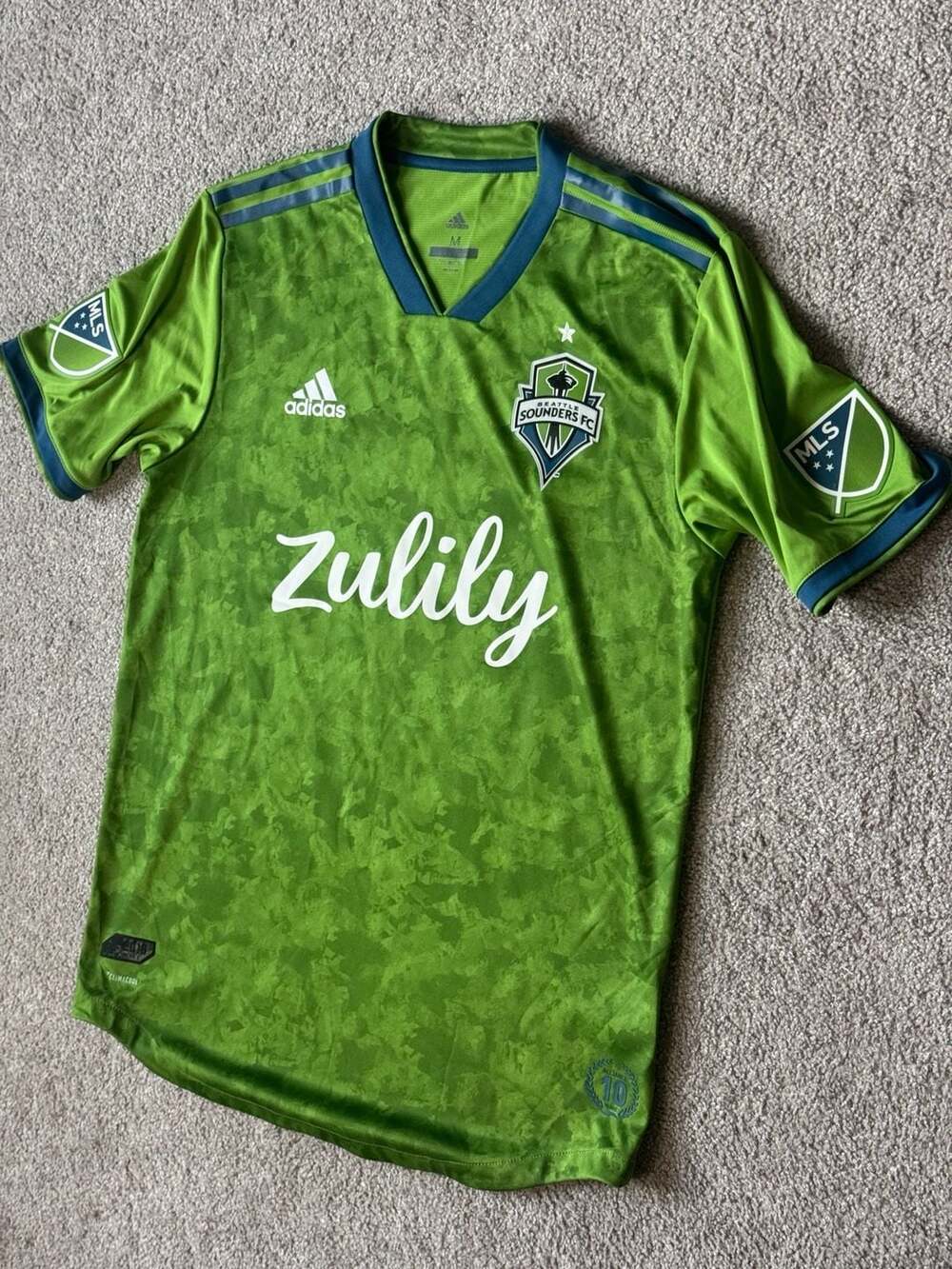 Adidas Seattle Sounders FC 2019 Primary Rave Green Zulily Jersey